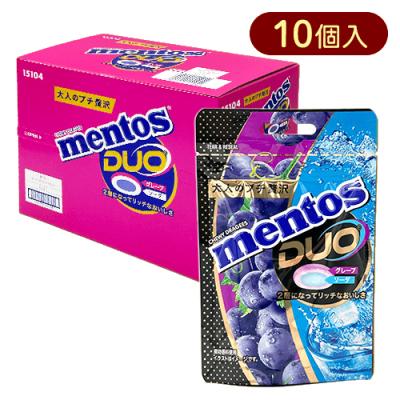 【10個セット】メントスDUO グレープ＆ソーダ