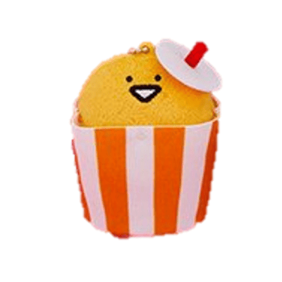 【ゼリーさん】お文具といっしょ ファーストフードマスコットキーチェーン