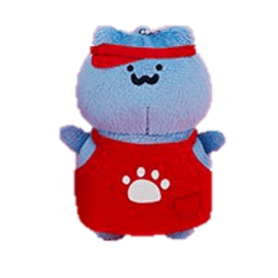 【猫さん】お文具といっしょ ファーストフードマスコットキーチェーン