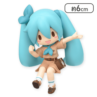 【動物園】初音ミクシリーズ ふわぷち ちょこのせ ミニフィギュア“初音ミク”Vol.1