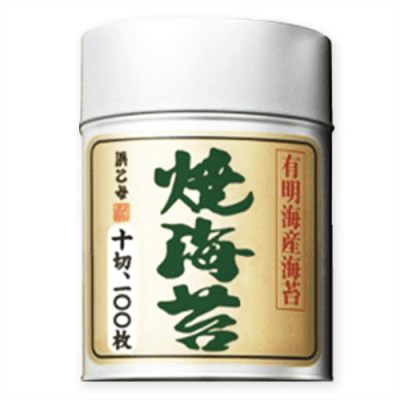 焼きのり有明100丸缶
