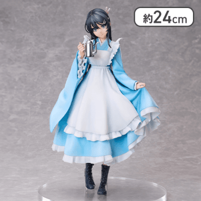「青春ブタ野郎」シリーズ　１／7スケールフィギュア　桜島麻衣　和服メイドVer.