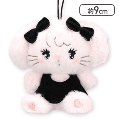 【キャミー】mikko characters BLACK RIBBON マスコット