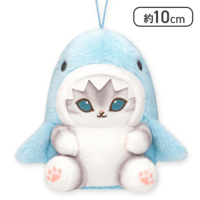 【パステルブルー】mofusand パステルサメにゃんマスコット
