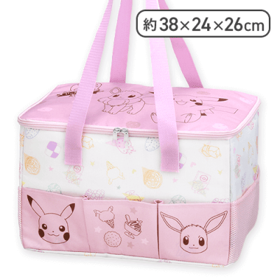【ピンク】ポケットモンスター プラチナムザッカ保冷トートバッグ