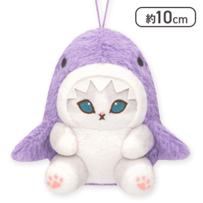 【パステルパープル】mofusand パステルサメにゃんマスコット