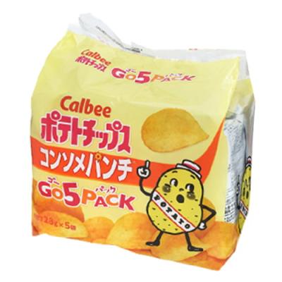 【コンソメパンチ】ポテトチップス GO5PACK