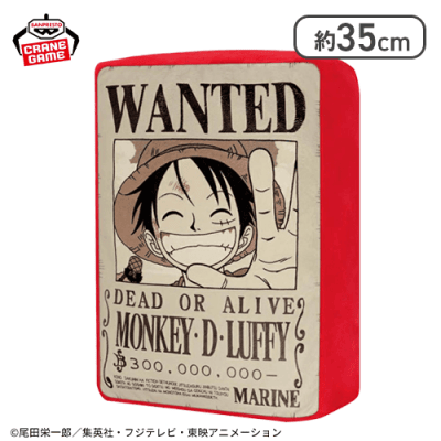 【ルフィ】ワンピース 手配書ぬいぐるみ～ルフィ・エース・ロジャー～