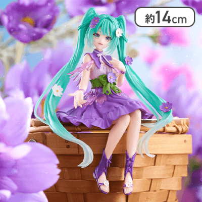 初音ミク ぬーどるストッパーフィギュア Flower Fairyー紫のコスモスー