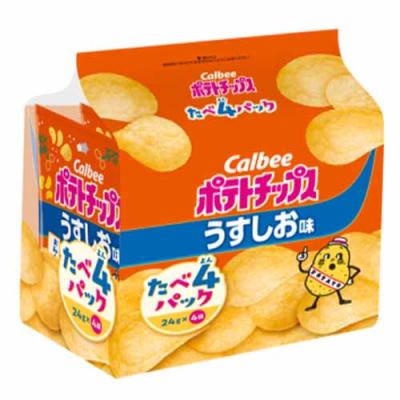 【うすしお味】カルビー たべ4パック