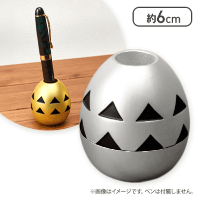 【銀の卵】モンスターハンターワイルズ 金属製ペンスタンド 金の卵＆銀の卵