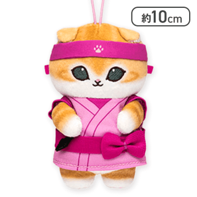 【ピンク】mofusand 忍者にゃんマスコット