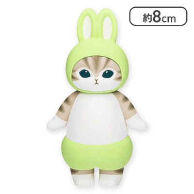 【グリーン】mofusand うさにゃんフィギュア１