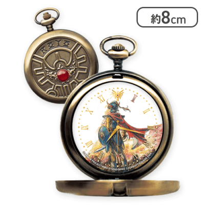 【ゴールド】ドラゴンクエスト AM ロトのしるし 懐中時計 リニューアルver