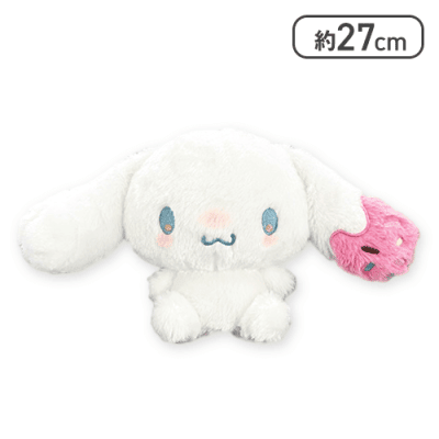 【シナモロール】mikko×Sanrio characters ドーナツデザインBIGぬいぐるみ1