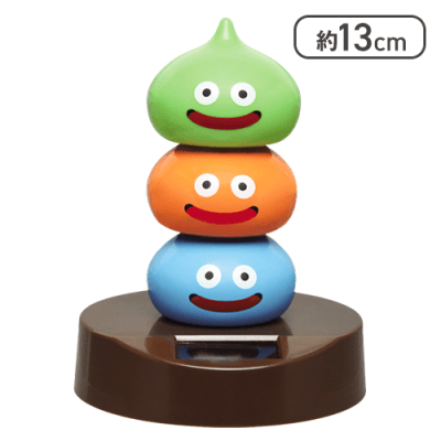 ドラゴンクエスト　ぐらぐらソーラーフィギュア　メタルかがみもち＆スライムタワー スライムタワー】ドラゴンクエスト AM ぐらぐらソーラーフィギュア