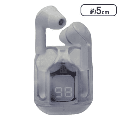 【ブルー】TWS イヤホン ClearColors