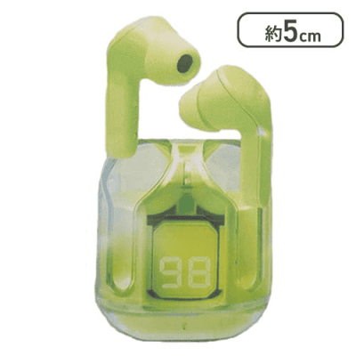 【グリーン】TWS イヤホン ClearColors