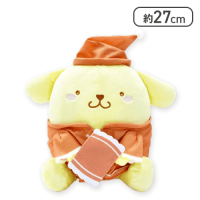 【獲得1個まで】【ポムポムプリン】サンリオキャラクターズ パジャマっこドールBIGタイプ1