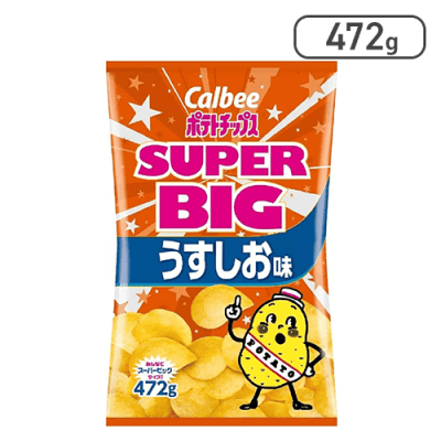 【単品配送不可】【うすしお味】カルビー SUPER BIG パック ポテトチップス