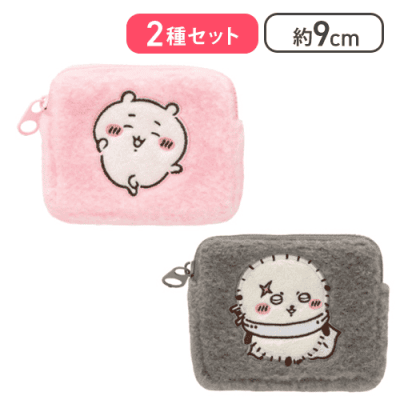 【ちいかわ＆ラッコ】ちいかわふわふわミニポーチ