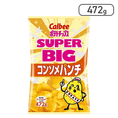 【単品配送不可】【コンソメパンチ】カルビー SUPER BIG パック ポテトチップス