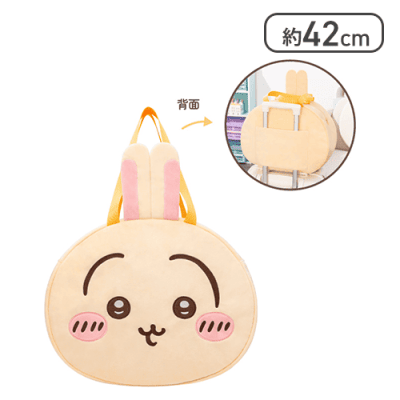【うさぎ】ちいかわおかおBIGボストンバッグ2