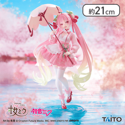 桜ミク　AMP＋ フィギュア〜桜ドレスver.〜