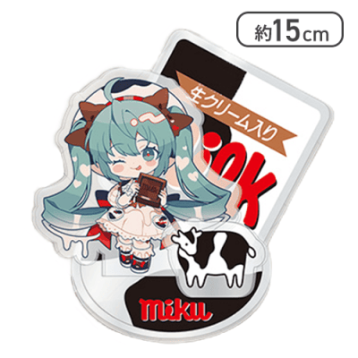 【デフォルメ(ミク左)】初音ミク×チロルチョコ アクリルスタンド