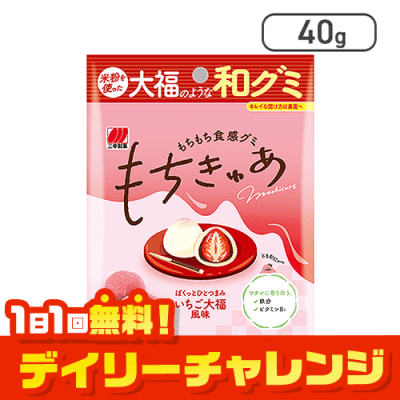 【単品配送不可】【いちご大福風味】もちきゅあ 