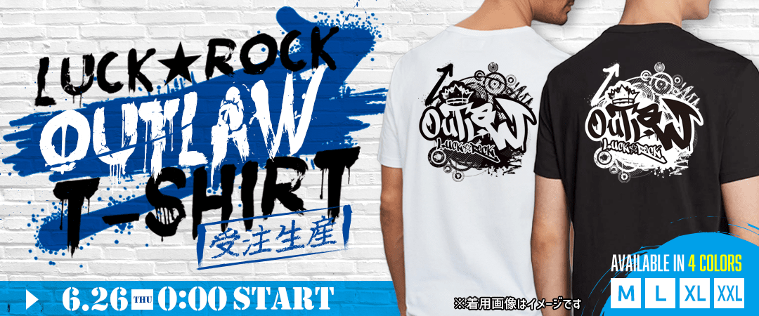 【New】アウトロー！？なオリジナルTシャツが登場！