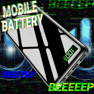 【DeliToo】モバイルバッテリー 大容量 急速充電 3in1入力ポート【26800mAh & LEDライト付き & PSE認証済】